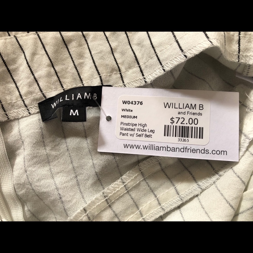 William B and Friends pinstriped pant